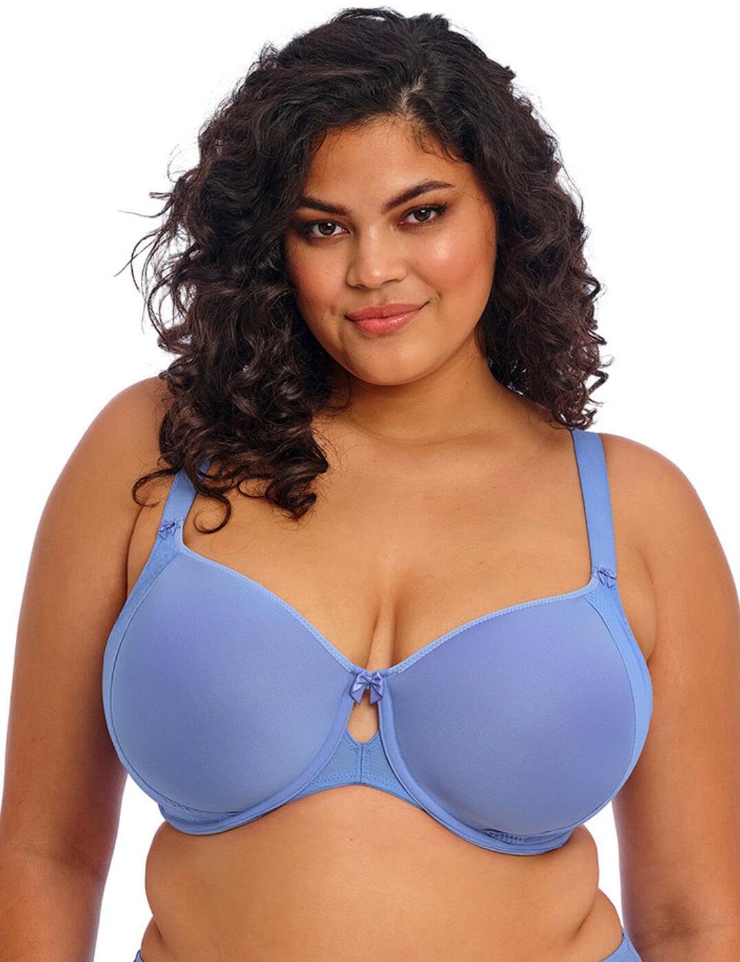 Elomi Damski biustonosz Nerina z fiszbinami formowany Spacer, chaber, 40FF US, Chaber, 90H