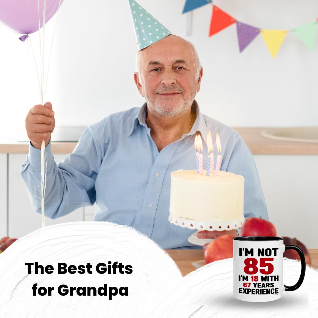 Decoraciones De Cumpleaños N.° 85 Para Hombres Y Mujeres, Cartel De Patio  Negro Y Dorado, image size:1080x1080