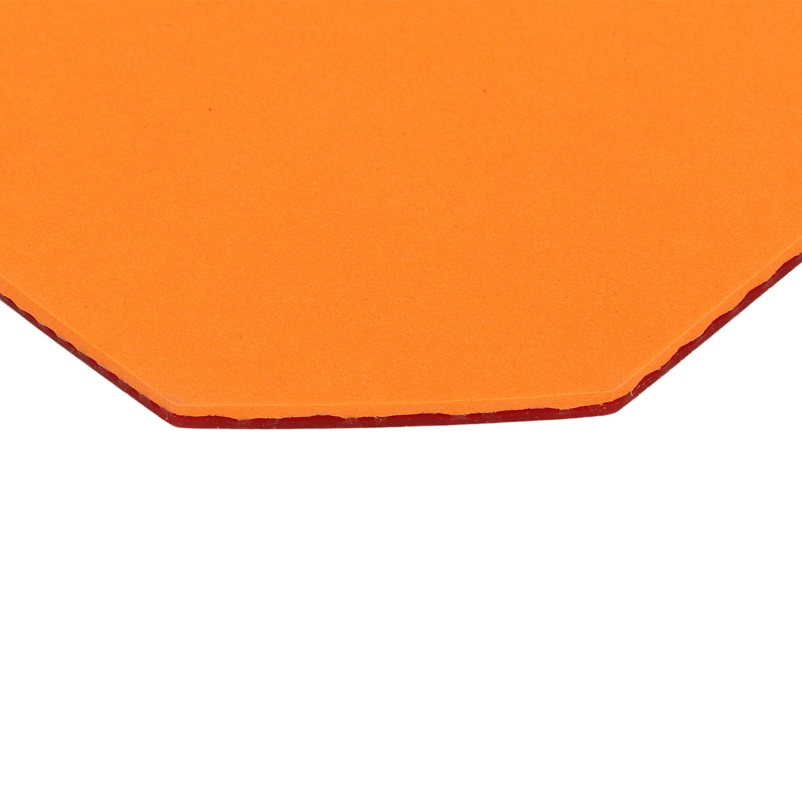 Naroote Ping Pong Paddle Rubber, Elastic Sponge 2.1mm Thickness Easy Installation Fine Workmanship Table Tennis Racket Rubber Good Tension for Competition Training (Red)