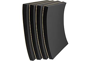 Self Adhesive Neoprene Pad - 4-Pack of 6x6 Inch Anti-Vibration Pads