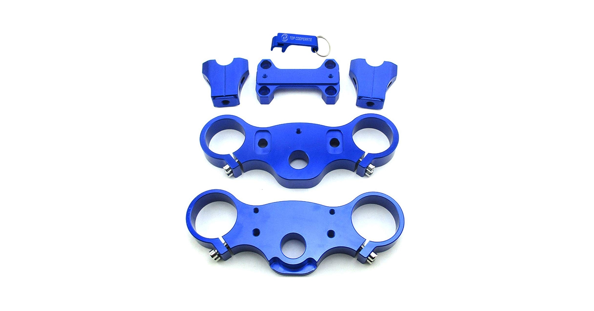 ST（3点） Amazon.com: TC-Motor Blue 45/48-22mm CNC Aluminum Triple