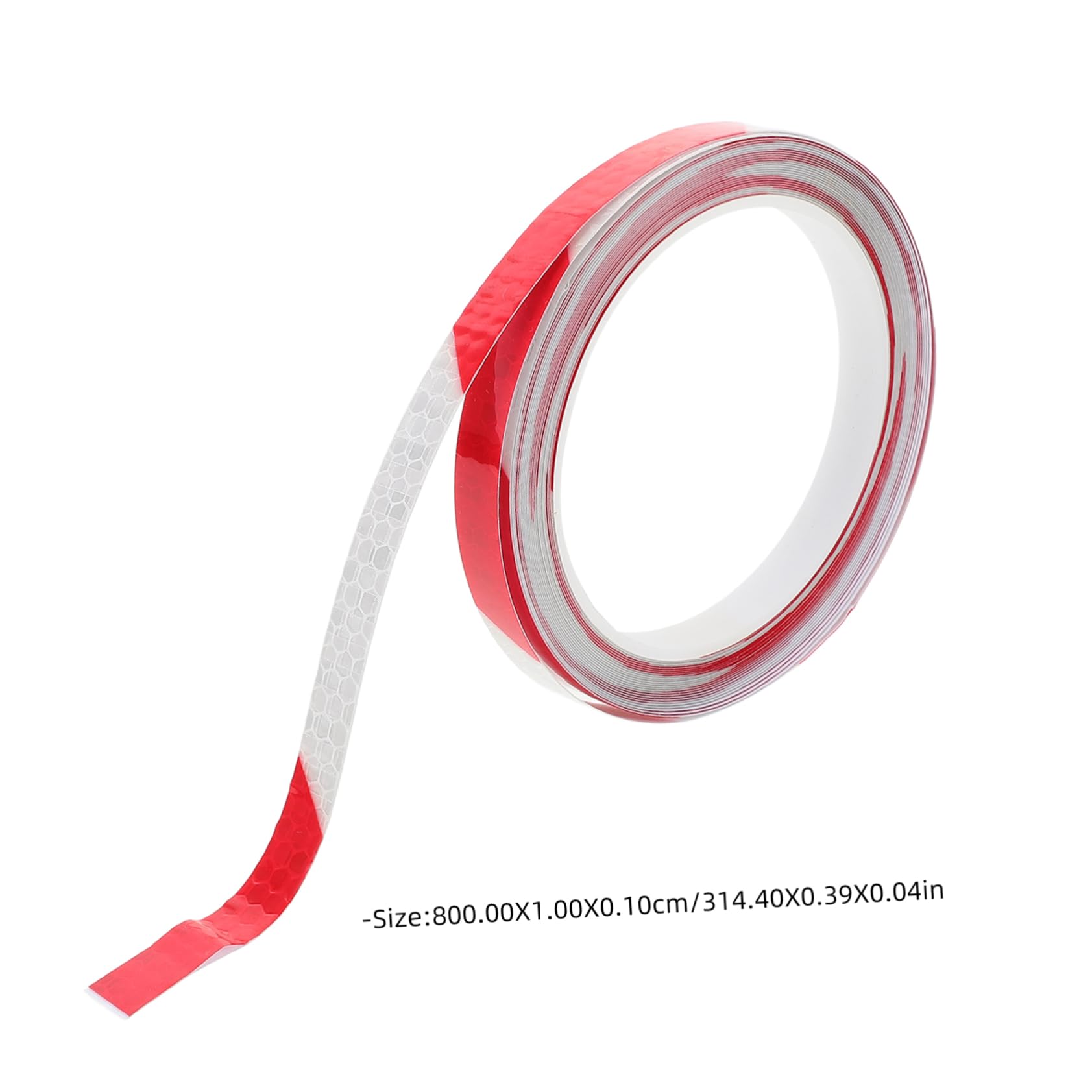 Hemoton 2Rolls Reflective Bike Stickers Adhesive Reflective Tape for Bicycles Motorcycles Safety Reflectors Easy Installation Colors