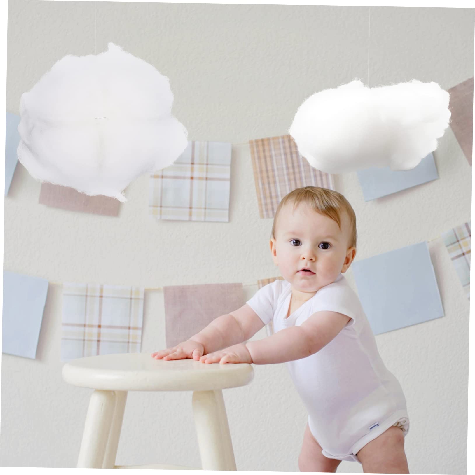 Decorazioni Nuvole Artificiali Appese | 4 Pezzi 25x20x20 Cm Per Feste E Casa