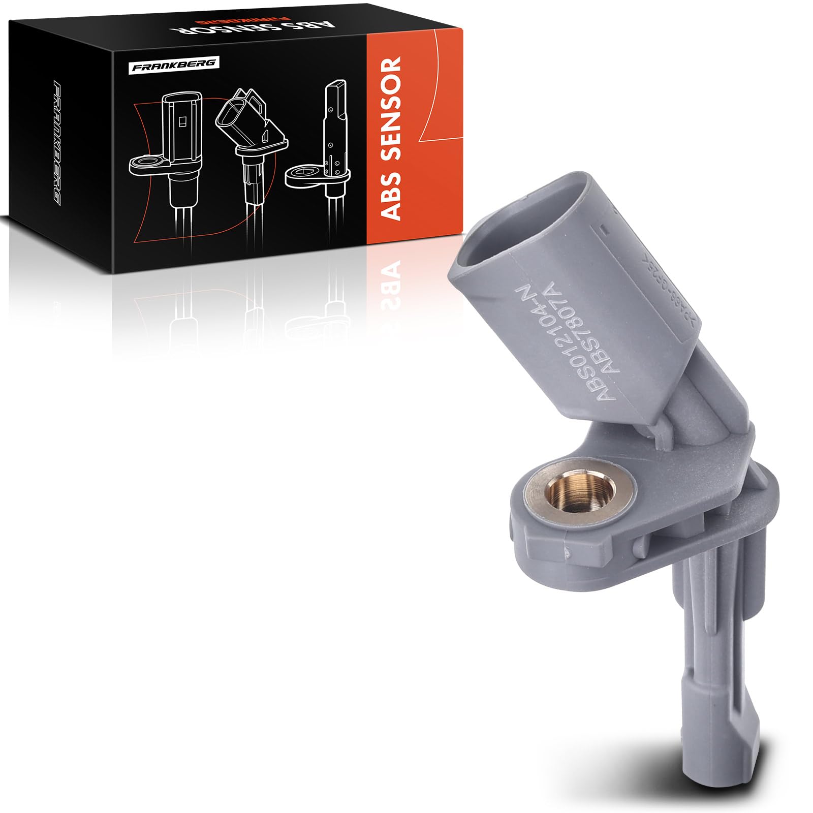 Frankberg Sensore Velocità Ruota ABS Sensore ABS 2-Poli Compatibile con Yeti 5L T.o.u.r.a.n 1T3 Q3 8UB 8UG Beetle Cabriolet 5C7 5C8 Superb II Station Wagon 3T5 Replace# 1K0927807A