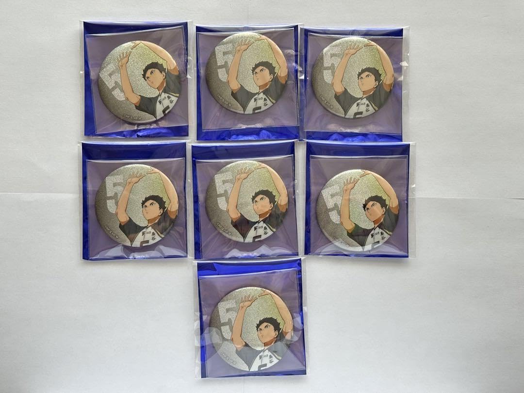 ハイキュー!!赤葦京治グリッター缶バッジ 42個セット ハイキュー 缶バッジコレクション 横断幕 グリッター缶バッジ 赤