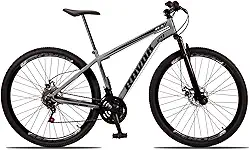 Bicicleta Aro 29 Ravok 21v Aço Carbono com Suspensão Freios a Disco