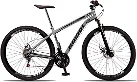 Bicicleta Aro 29 Ravok 21v Aço Carbono com Suspensão Freios a Disco
