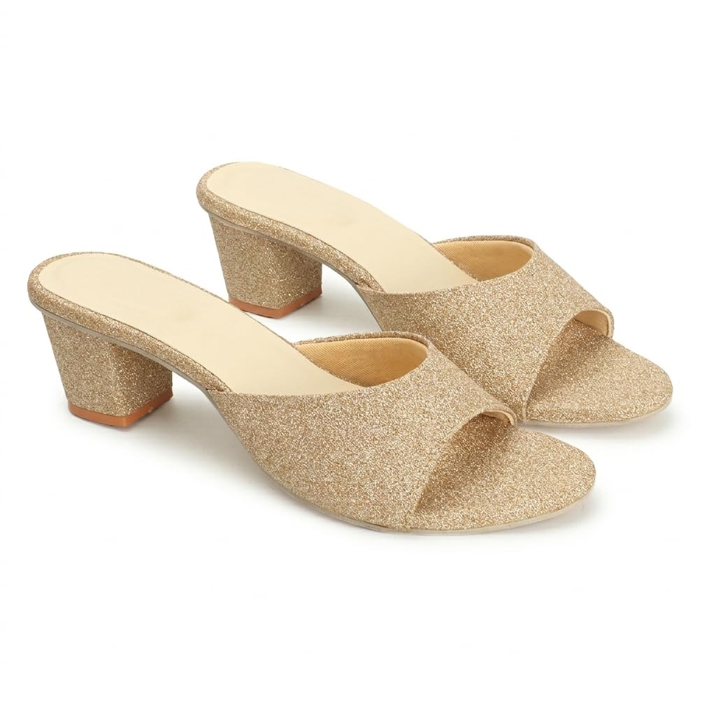 austine Women's Glitter Block Heel Sandals-picture-44