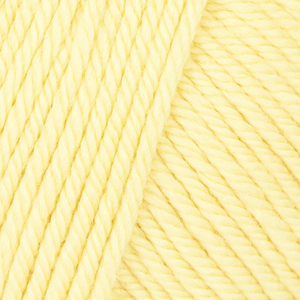 Valley Yarns Superwash Worsted Yarn - Merino Wool - 1.76oz/50g, 97yds/89m | Soft Yellow Color For Crochet, Knitting - Machine Washable - 100% Merino