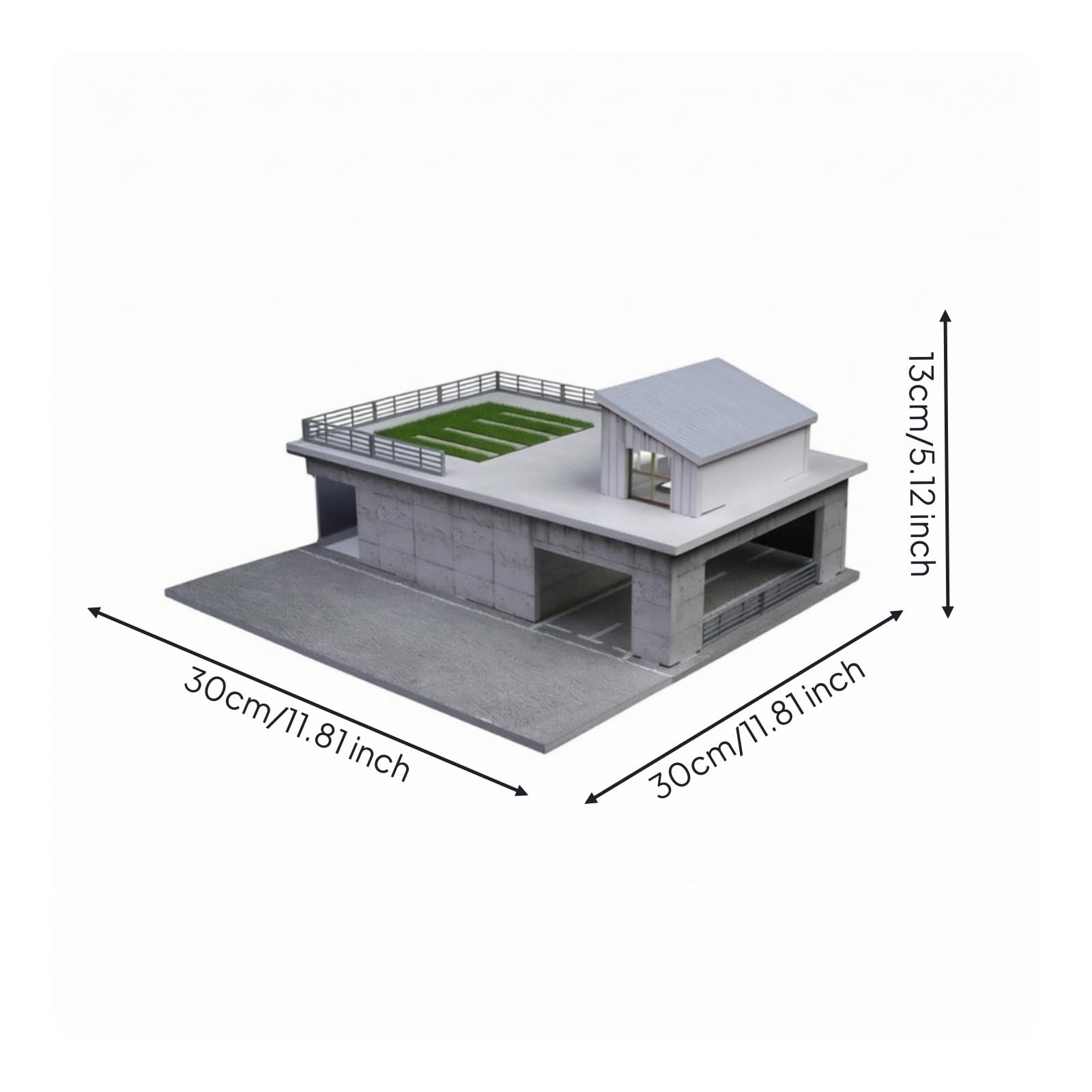 Modellino con Balcone Miniatura Edificio