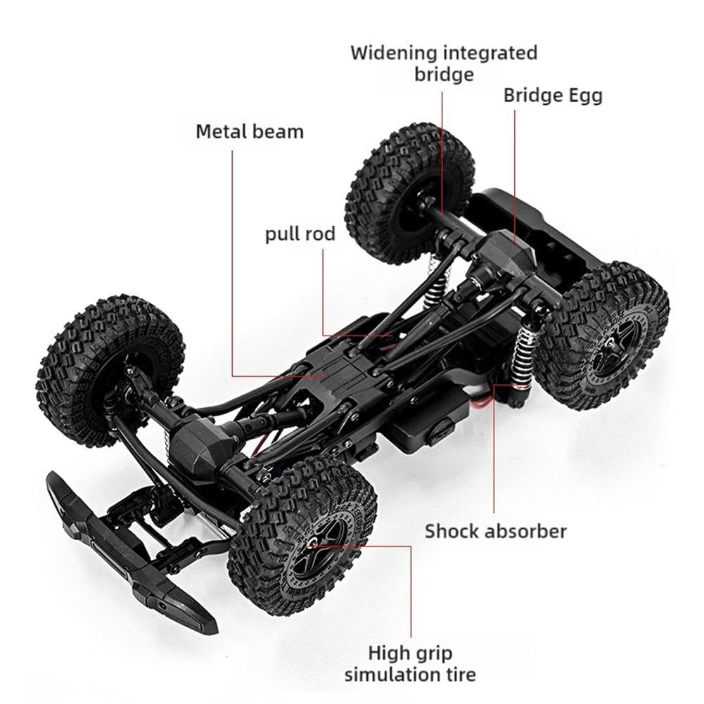 Amazon.co.jp: 1/18RC クローラー 4WD オフロード 全地形 RC
