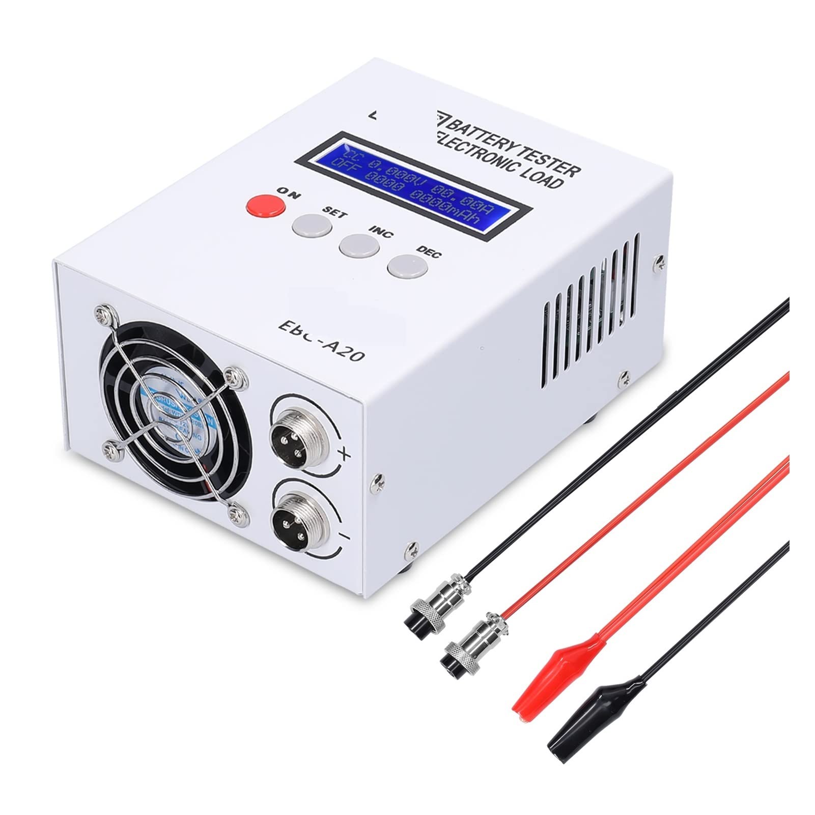 Batterietester, Batterietester 30 V 20 A 85 W Lithium-Blei-Säure-Batterien Kapazitätstestgerät 5 A Aufladen 20 A Entladeunterstützung PC-Softwaresteuerung