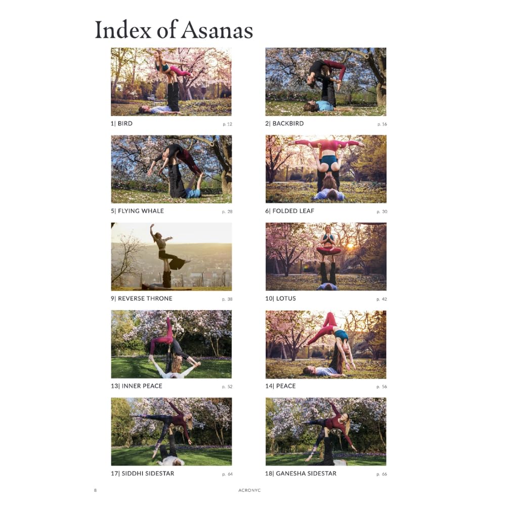 ACRONYC: The Ultimate Acroyoga Manual – 40 Partner Poses, 185 Transitions, and 108 Washing Machines for Beginner to Advanced