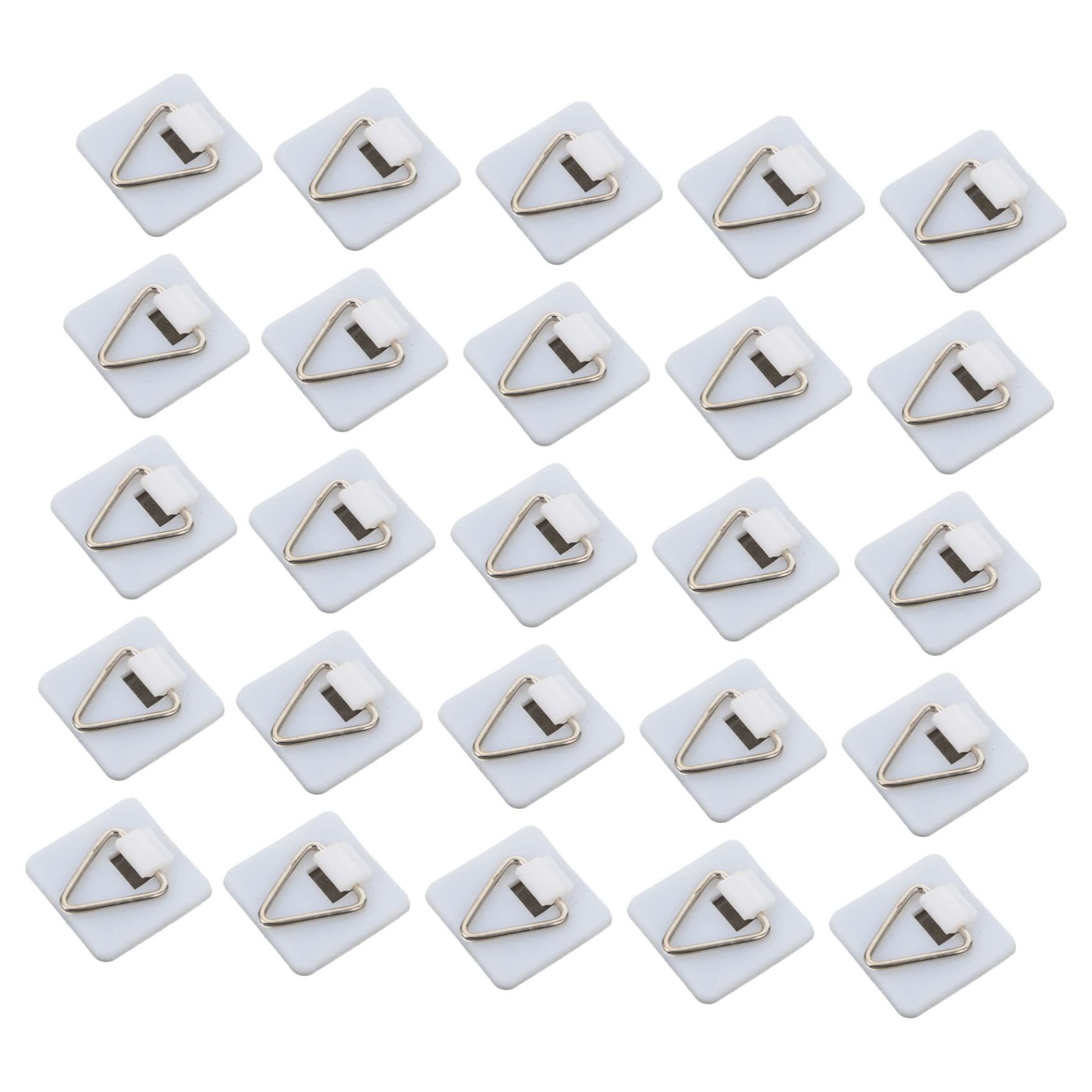 Alipis 150 Piezas Gancho Adhesivo Triangular Sin Clavos Soportes De Fotos Percha De Ropa De Madera Ganchos De Marco De Fotos Para Montaje En Pared Ganchos De Riel Para Fotos Perchas De