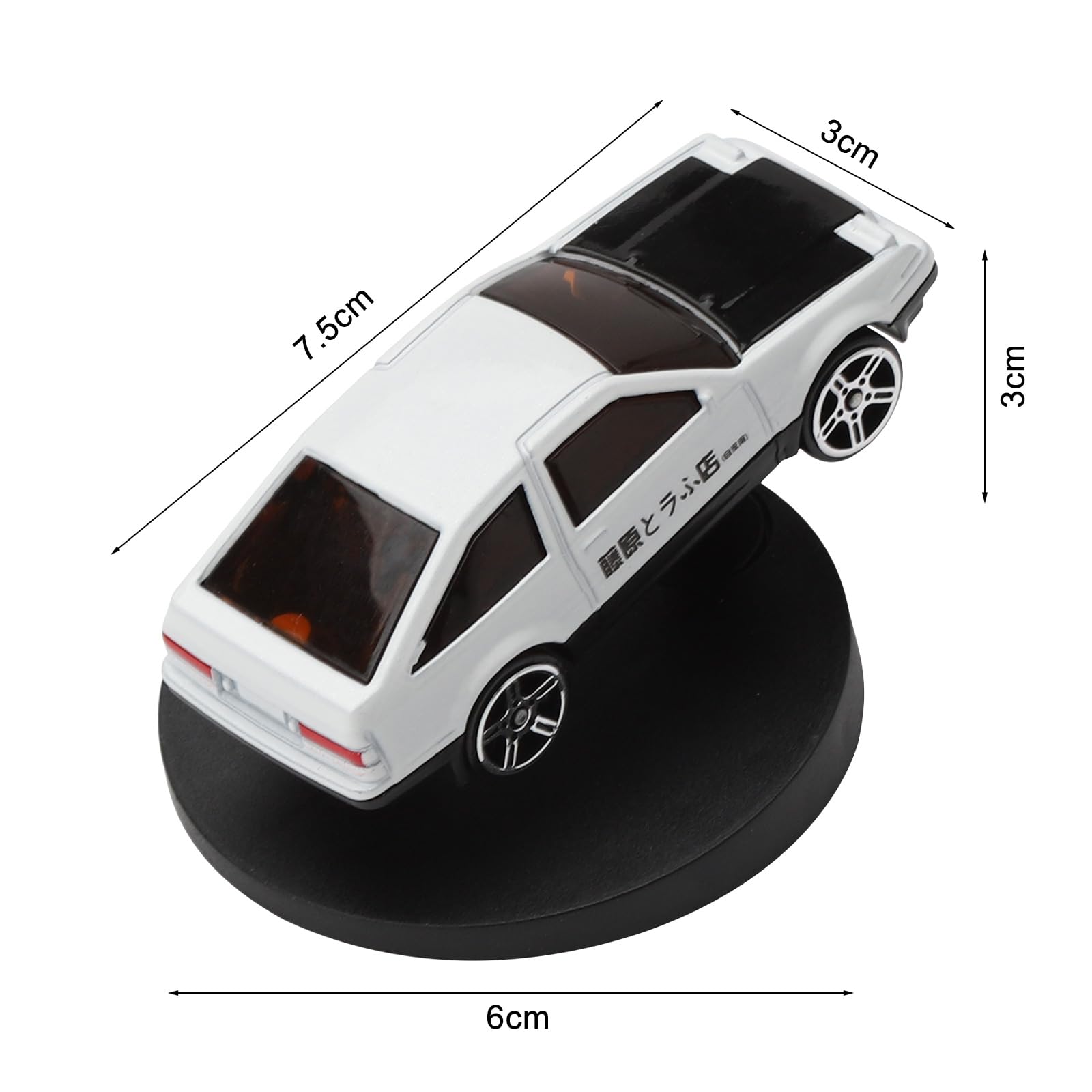 Auto AE86 Drift Spin Car Ornamento Lega Modellino per Amanti