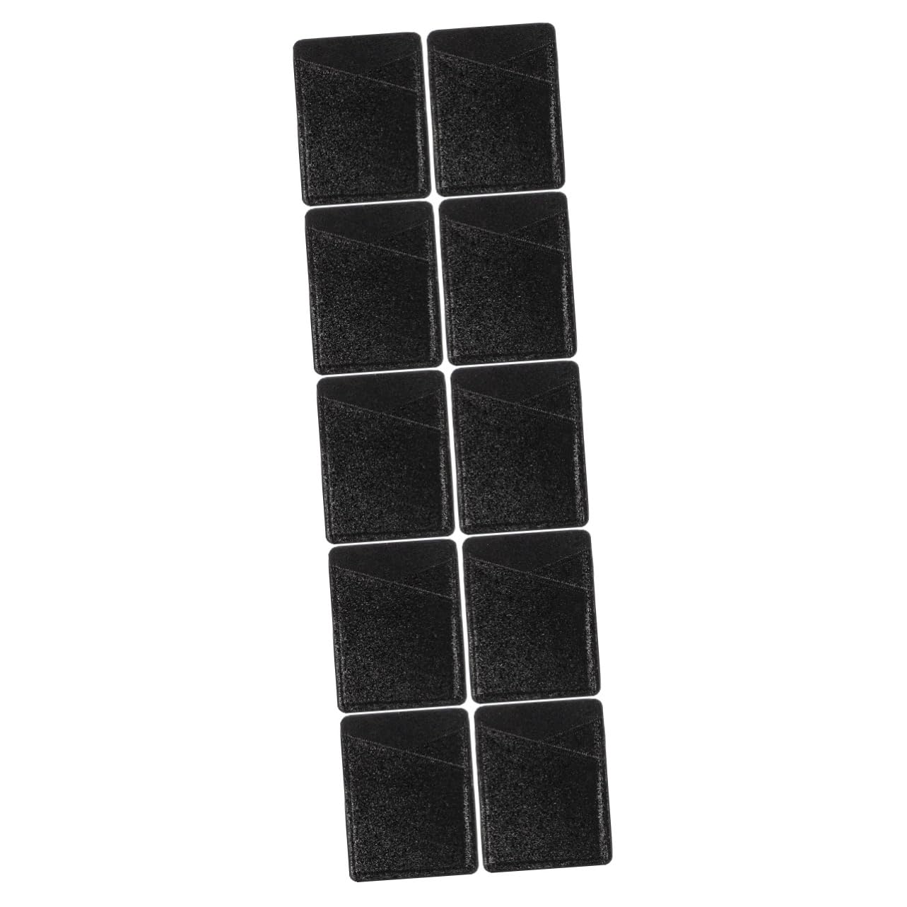 DOITOOL 10piezas Soporte Adhesivo para Tarjetas De Crédito Holder De PU para Teléfono Móvil Organizador De Ranuras Práctica Compatible Smartphones