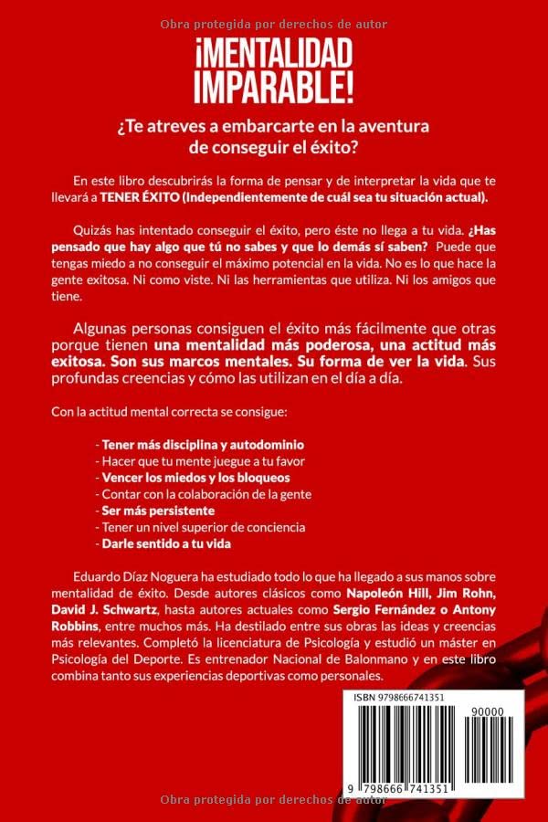 Miniatura 2 de MENTALIDAD IMPARABLE! LOS 10 MANDAMIENTOS DE LA ACTITUD EXITOSA (Spanish Edition)