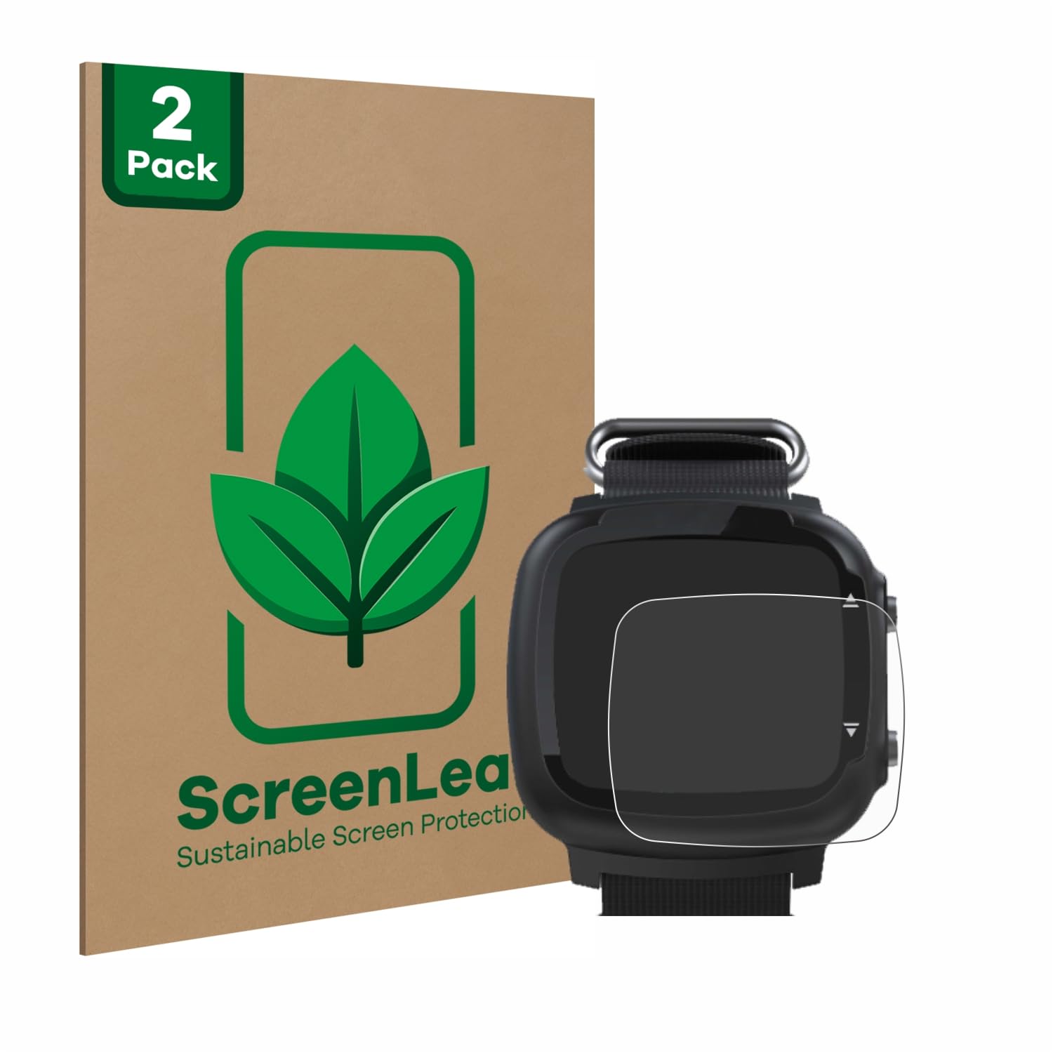 ScreenLeaf (2 Pack Screen Protector Compatible with Aqualung i330r [Sustainable Screen Protection, Clear, Anti-Scratch]