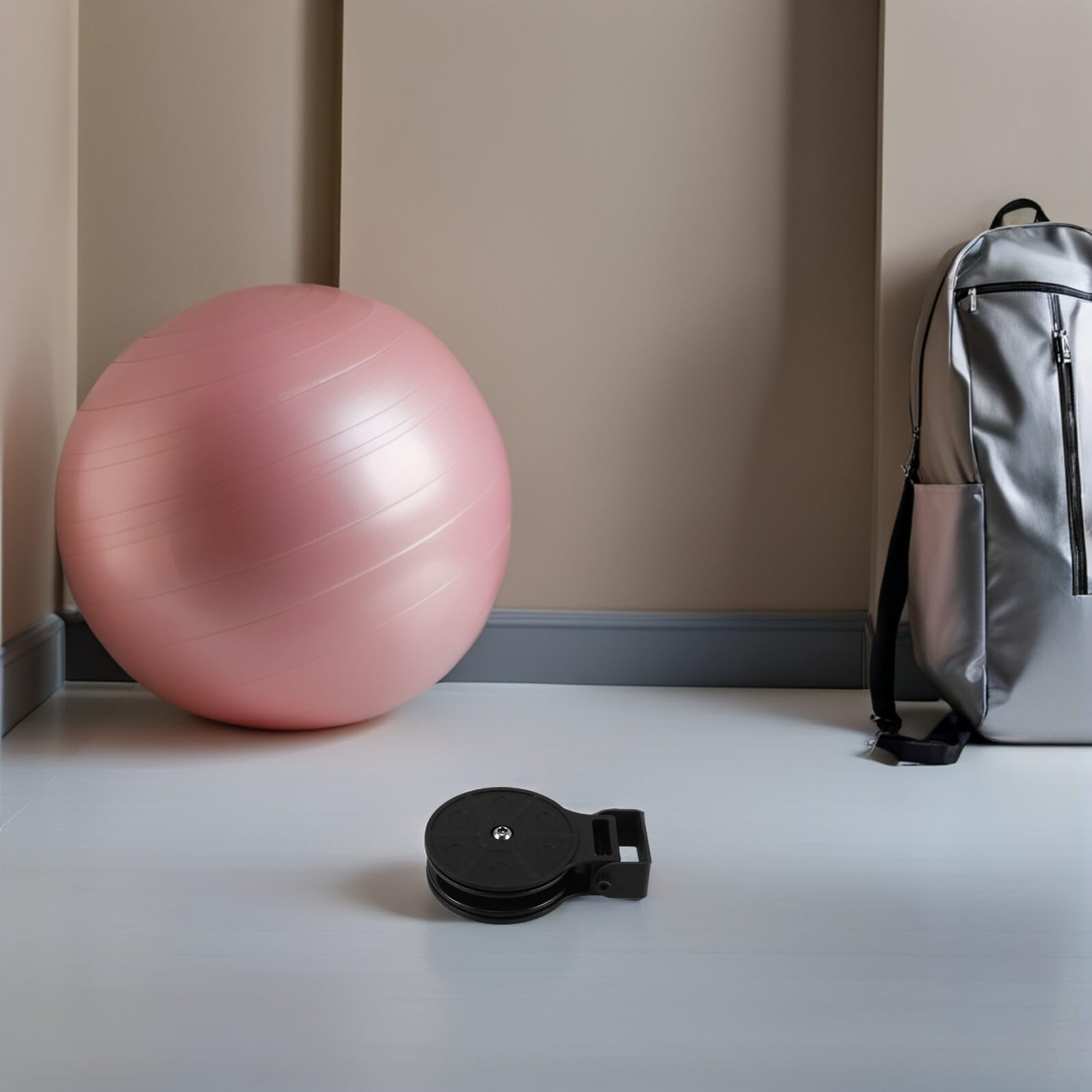 Carrucola per Cavi Fitness 2 Pezzi Nera Abs Ferro per Palestra | Uso Riabilitazione e Programmi Allenamento, Ruota Heavy-duty, Ricambio per Attrezzature