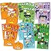 JOYIN 24 Pieces Mix and Match Halloween Decoration Stickers in 6 Designs with Jack-o-Lantern Pumpkin Vampire Witch Frankstein Zombie Halloween Party Supplies