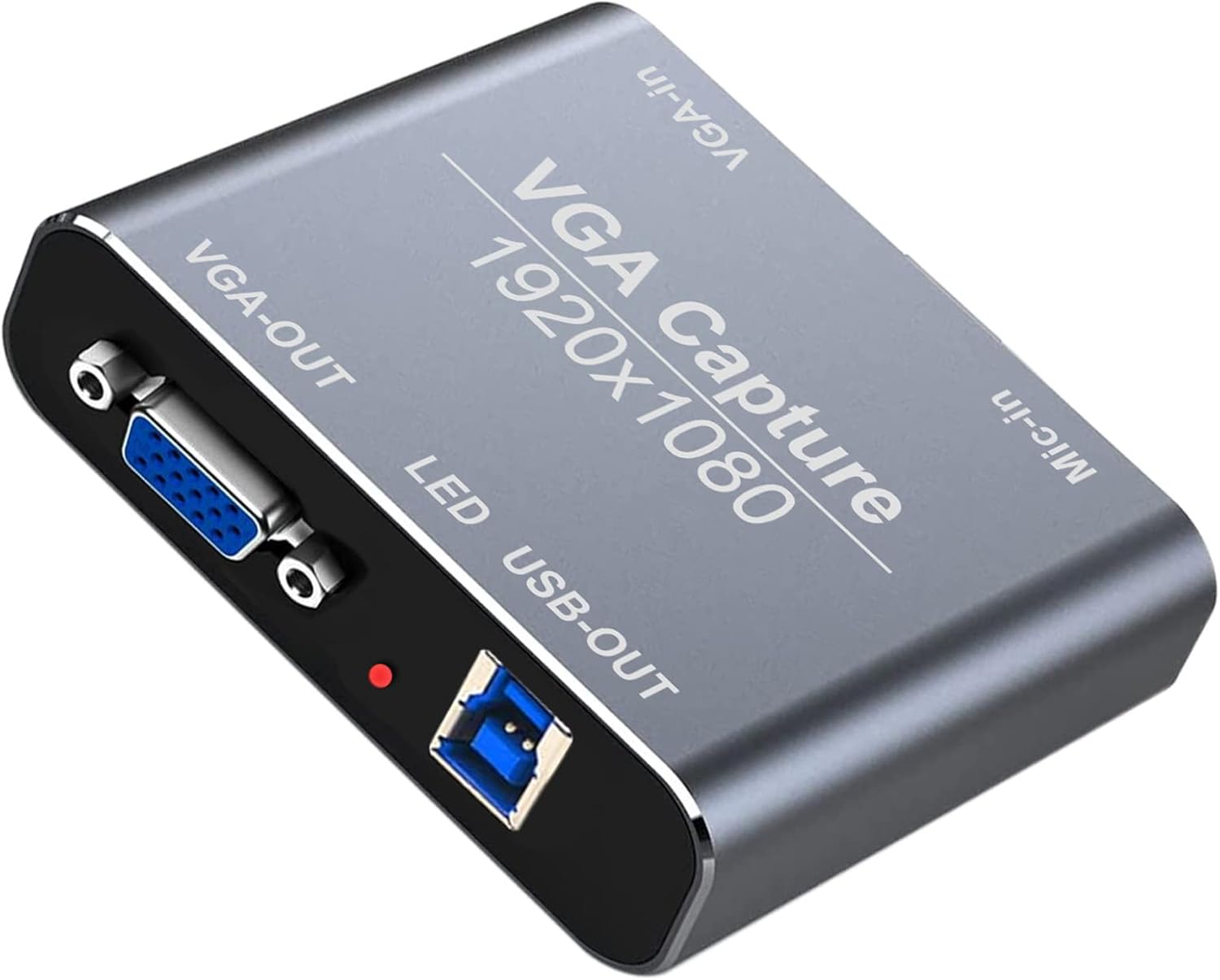VGA Capture Card, VGA to USB Capture Device with VGA