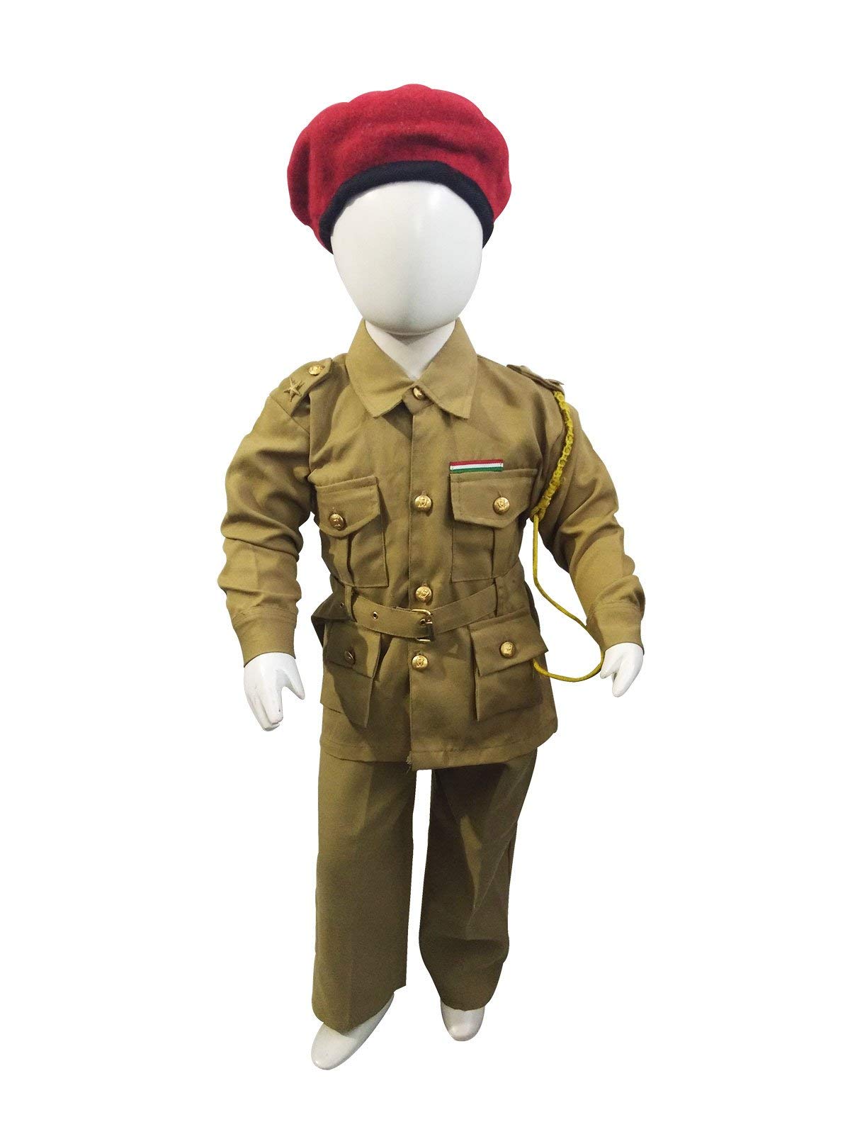 BookMyCostume Security Guard Foreign Police Khaki Kids Fancy Dress Costume Adults S-M (B08KT98D7V) Amazon Price History, Amazon Price Tracker
