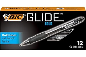 BIC Velocity 1.6mm Retractable Ballpoint Pen, Black Ink, Dozen