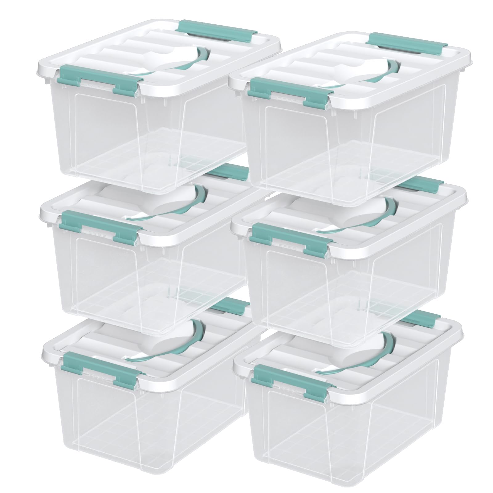 Petites boîtes de rangement transparentes 7L Zopnny pour optimiser les placards de votre cuisine