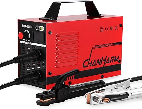 Chanharm Soldador eléctrico de palo 120A - Voltaje único 110V, máquina MMAW de CC, equipo de soldadura por arco de metal blindado para principiantes disponible en Yaxa Peru