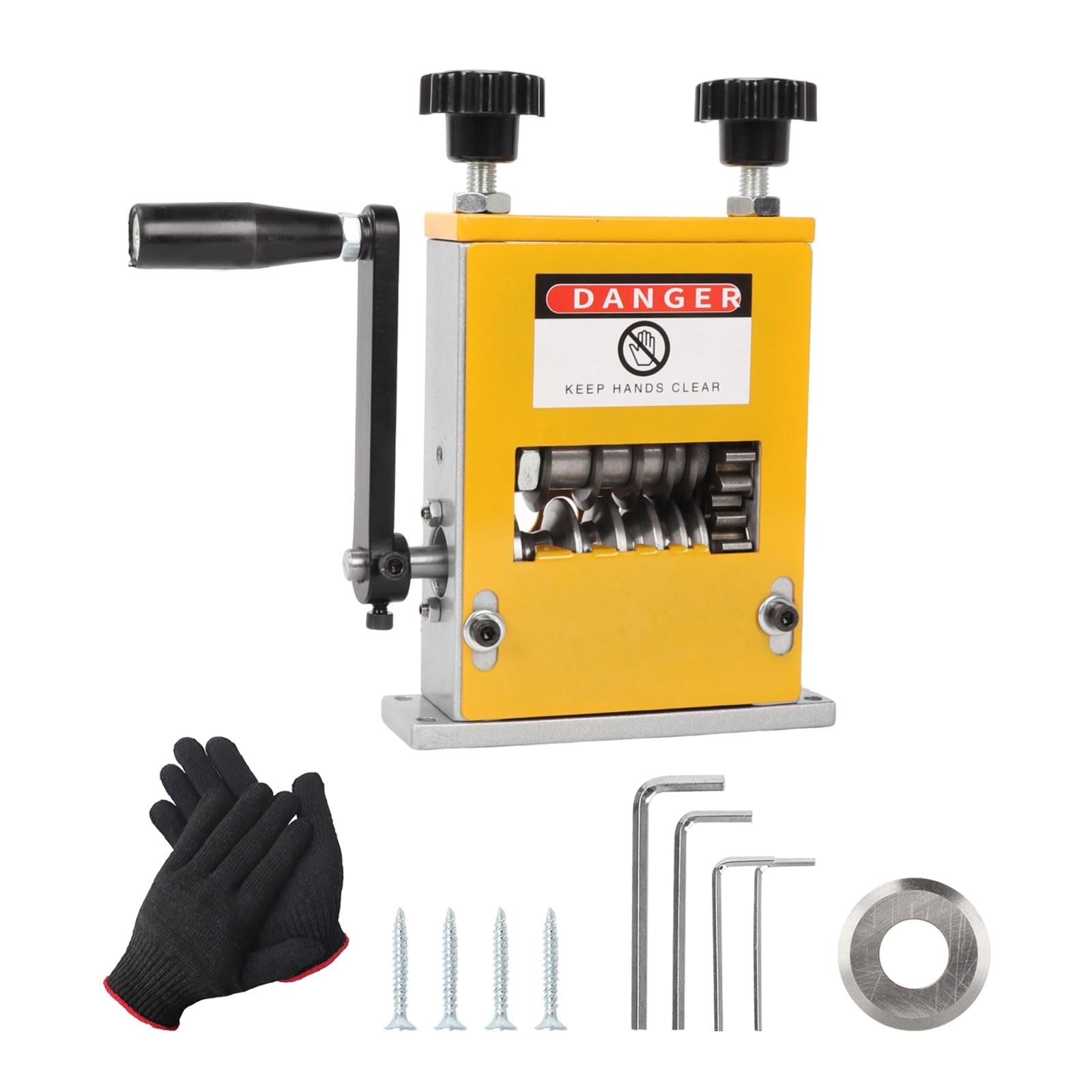 Máquina peladora de cables para cable de 3-17 mm, pelacables eléctrica manual con mango extraíble, puede pelar 5 cables al mismo tiempo, pelacables