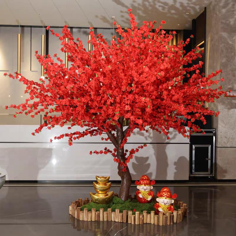 Amazon.com: Artificial Peach Tree, Plant Plastic Tree Model, Large