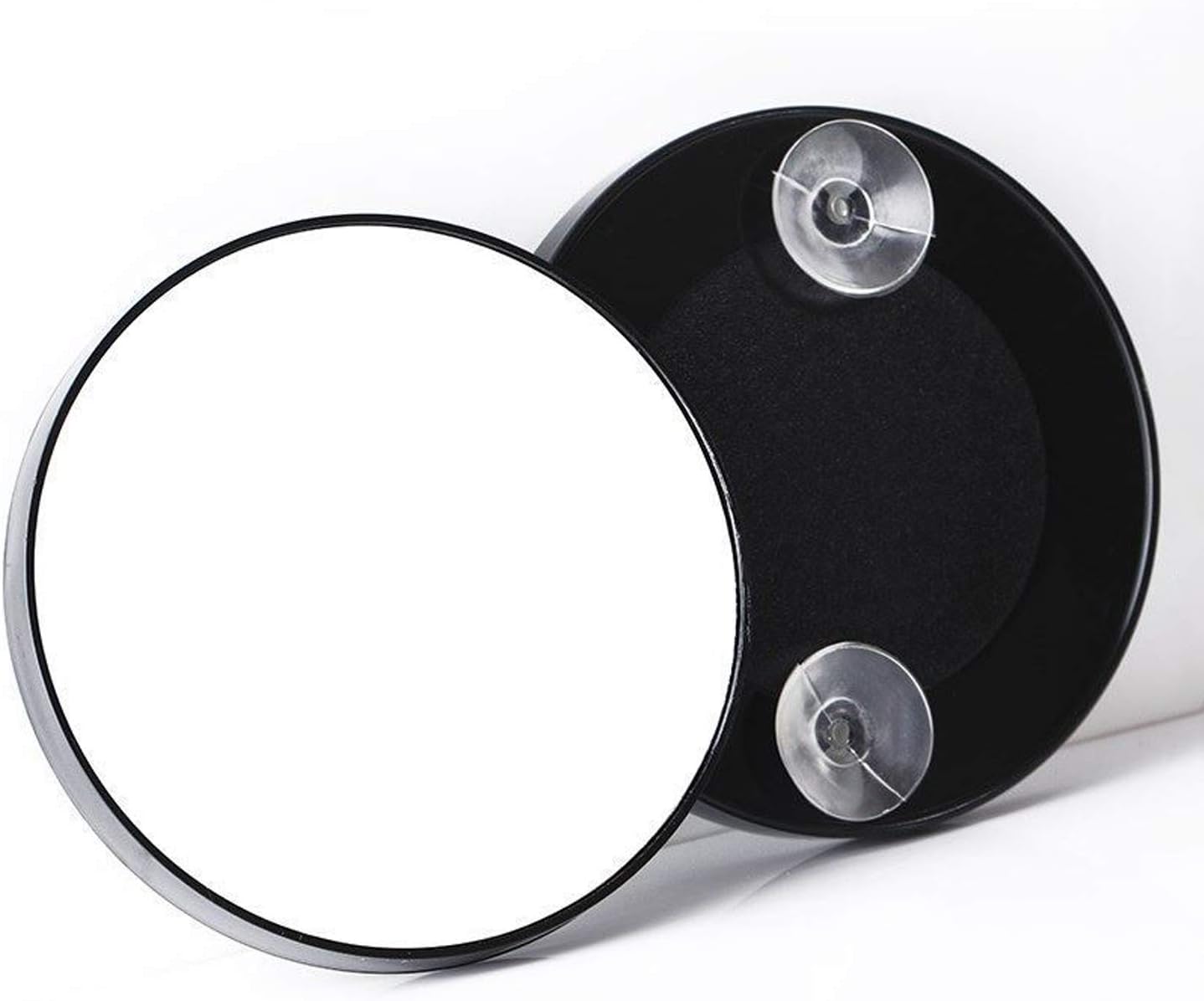 12X Magnifying Makeup Mirror with Suction Cups, Portable 6 Inch Travel Mirror for Makeup, Tweezing, and Skincare