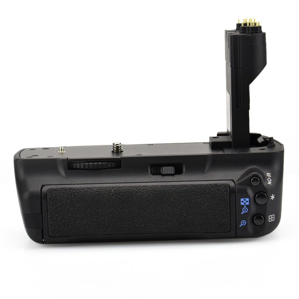 DSTE Multi-Energia Verticale Batteria Presa per Canon EOS 5D Mark II 2 DSLR Fotocamera come BG-E6