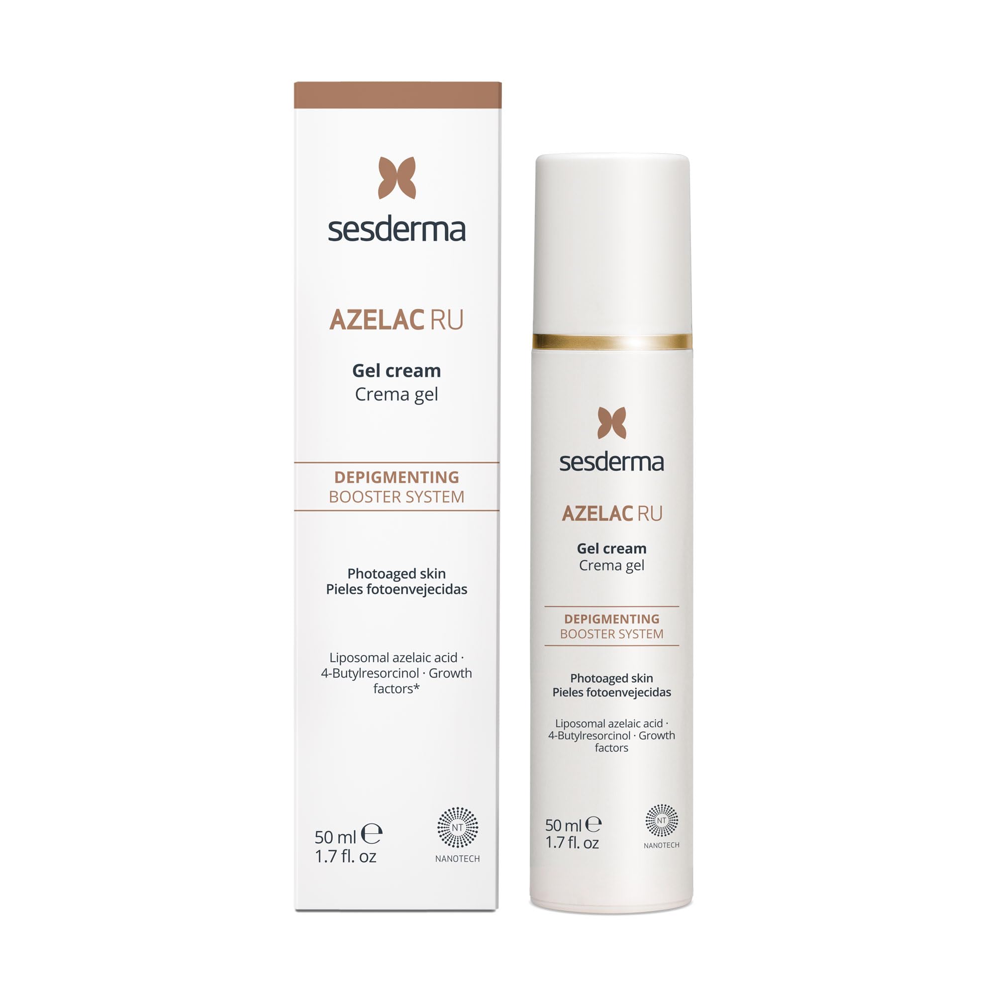 SESDERMA Azelac Ru Gel Cream for Pigmentation 50ml Lightens Pigment Spots