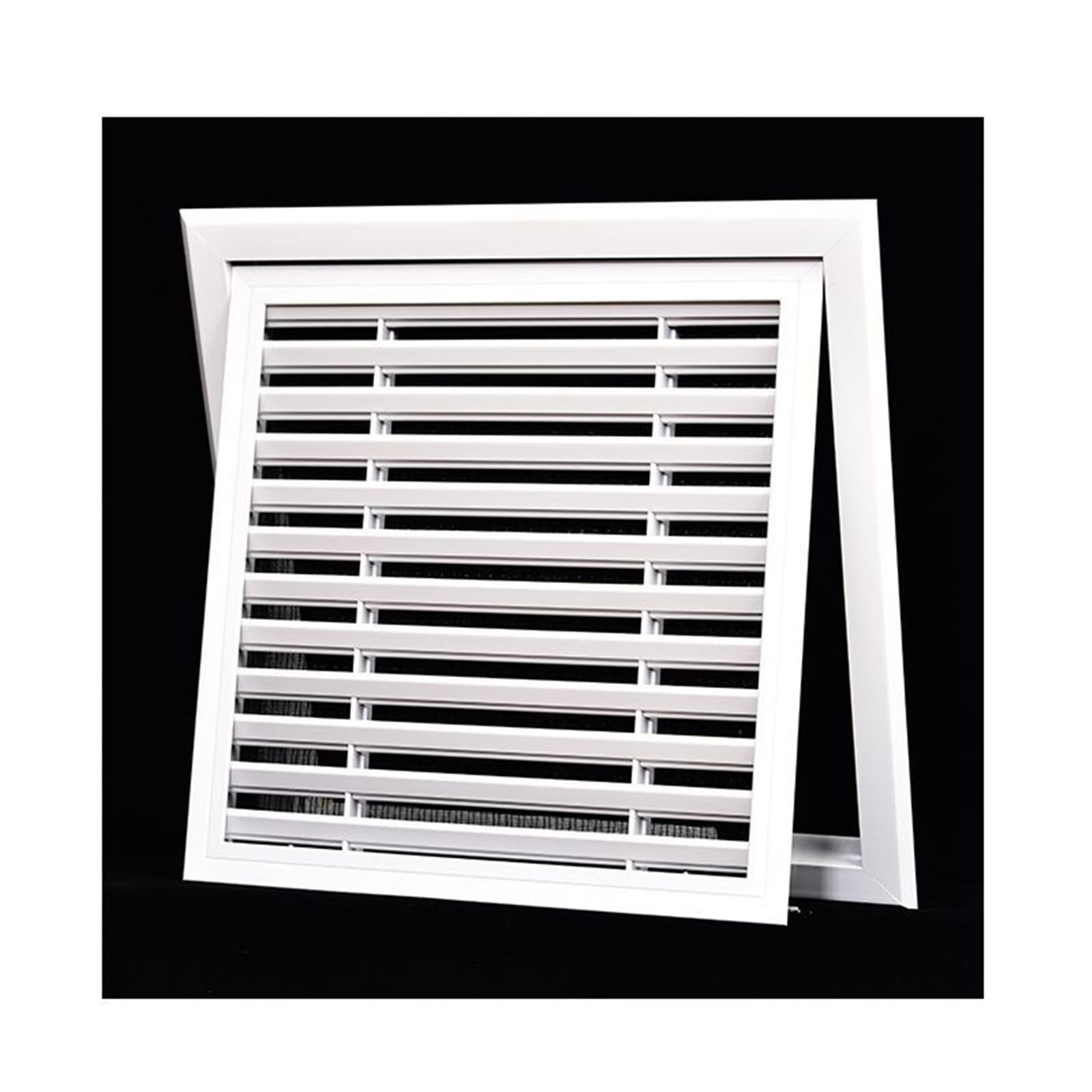 Łatwy w montażu panel pokrywy wentylacyjnej z filtrem nylonowym - biała kratka do użytku domowego i komercyjnego (56 x 71 cm) - wydajne rozwiązanie wentylacyjne dla optymalnego przepływu powietrza