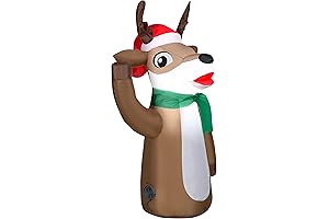 Adorable Gemmy 3-Foot Car Buddy Reindeer: Festive Holiday Cheer for Vehicle Interiors