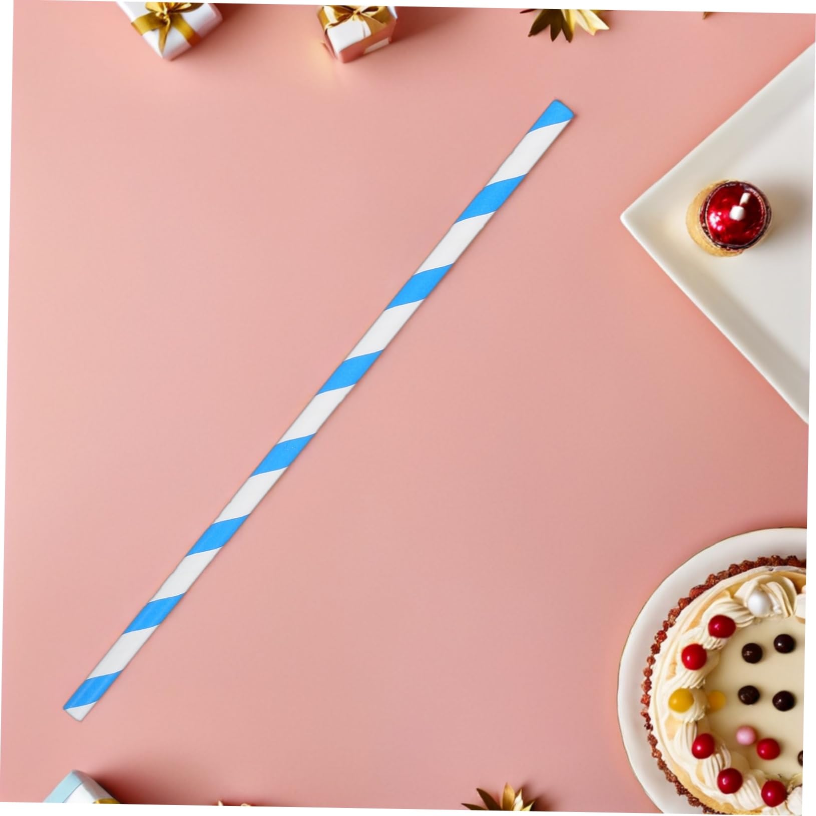 Palitos de Piruleta de Papel 10x300mm, 150 Piezas para Algodón de Azúcar