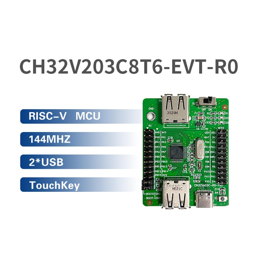 Deger CH32V003 Development Board Kit di valutazione a 32 bit Multiuso RISC-V-MCU Valutazione funzionale delle applicazioni