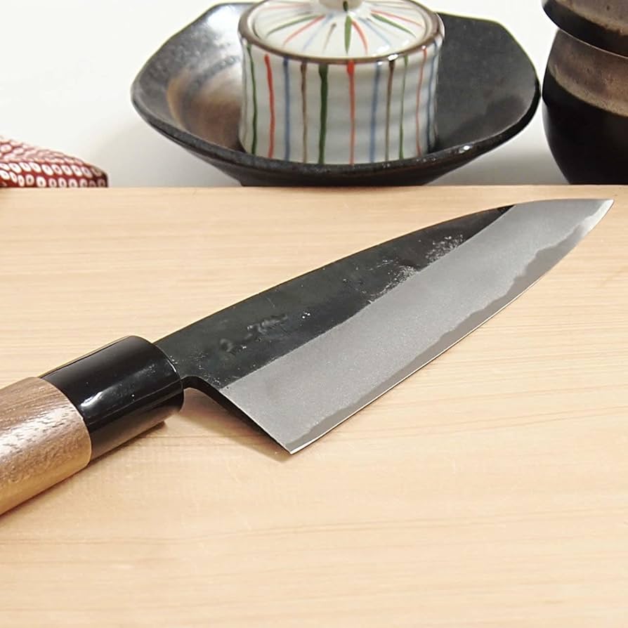 【研ぎ済み】白鋼・両刃 黒打ち　土佐一　土佐出刃包丁　和包丁　料理　釣り 菜切り包丁 黒打ち仕上げ 両刃 白鋼 通販 / 土佐刃物 販売 土佐