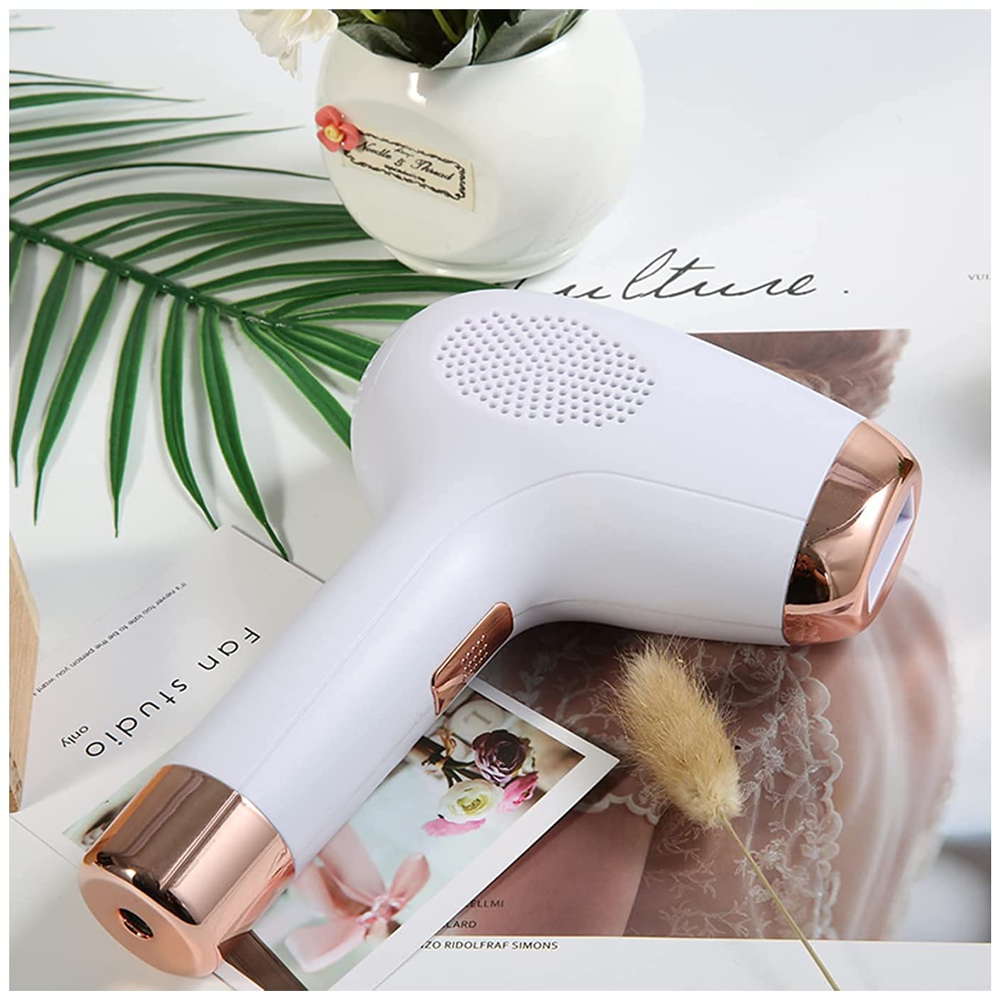 IPL Depiladora de Luz Pulsada 999,999 Flashes, Depilación Sin Dolor, Depilación Dispositivo Profesional para Piernas Cara Cuerpo, Ultima Generacion