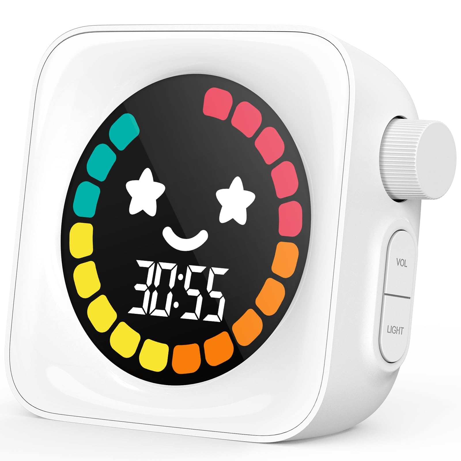 Photo 1 of Visual Timer for Kids ADHD, 99-min Digital Countdown/Stopwatch Timer, White