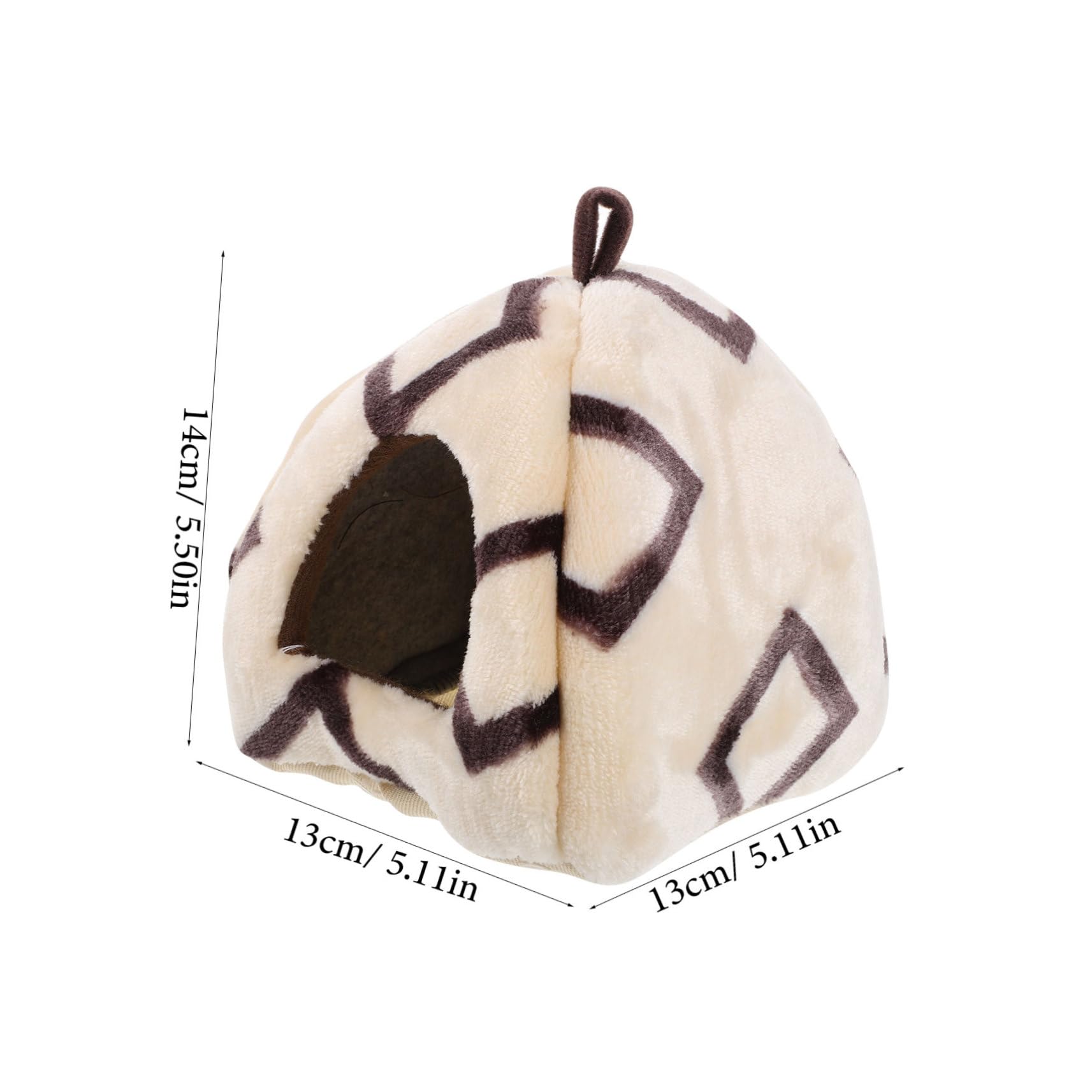 POPETPOP Cozy Hamster Nest Bed Wear Chinchilla Hideout Soft Pet Hammock for Animals for Guinea Pigs and Ferrets Lightweight and Breathable Design