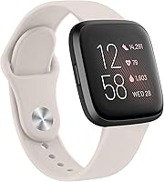 Vista 10 de AK Correas de silicona compatibles con Fitbit Versa 2, correas clásicas suaves de repuesto para reloj inteligente Fitbit Versa (azul abismo)