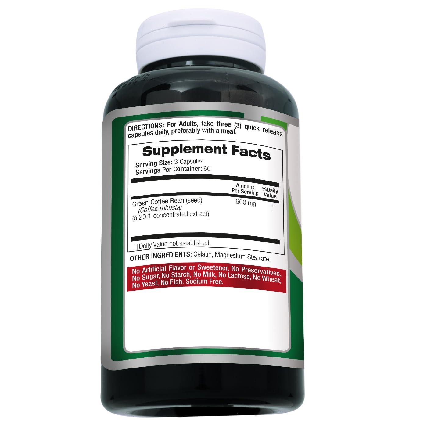 Lab | green coffee bean extract | green coffee beans | 180 Capsules — Amazon image 10