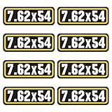 7.62X54 Ammo Sticker 8 Pack