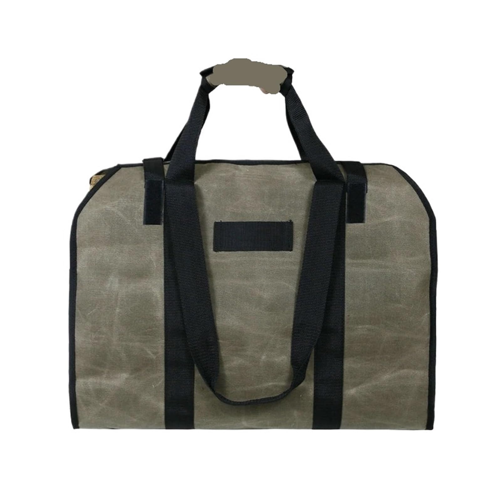 Firewood Carrier Bag Canvas Large For Carrying Picnic Camping Accessories For Wood(Grey)