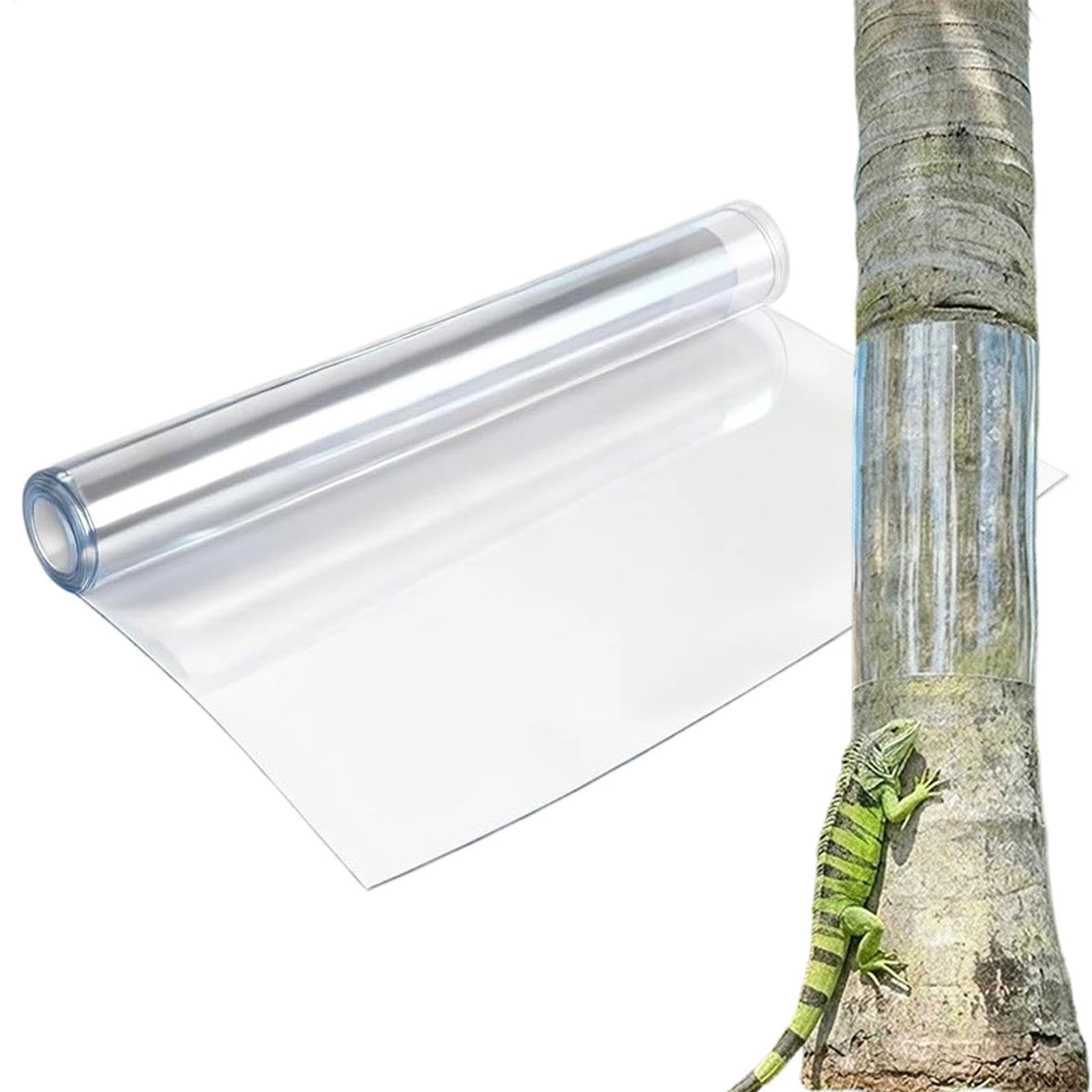 Tree Guard transparente con cinta gruesa barrera de escalada para proteger el techo de casa