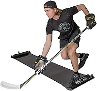 Better Hockey Extreme Slide Board: Adjustable Portable Hockey Training Aid for Speed, Agility, Endurance - Used by NHL Pros, 3 Bootie Sizes
