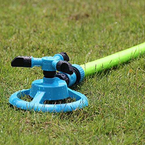 Lawn Sprinkler Kadaon Automatic Garden Water Sprinklers Lawn Irrigation System Large Area Coverage Rotation 360 Degree #TOP6
