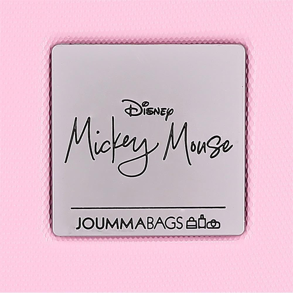 Disney Mickey Crazy Trip Walizka kabinowa różowa 36 x 55 x 20 cm twarda 2,5 kg zamek TSA ABS 2,5 kg 39,6 l bagaż podręczny, Różowy kolor, Talla única, walizka kabinowa